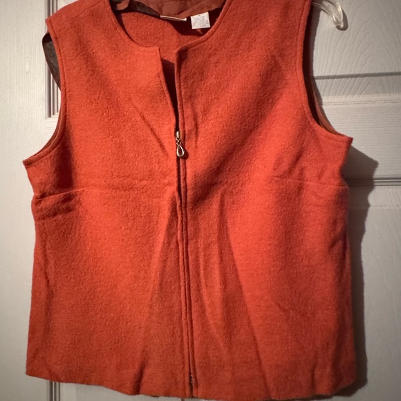 Studio C Orange Skirt Set - Picture 2 of 4